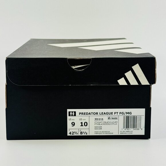 Adidas Predator League FT FG/MG \'Cloud Lucid Lemon\' JI1111 Soccer Multi Size main image 4